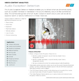 Audio Exception Detection in Charleston,  SC